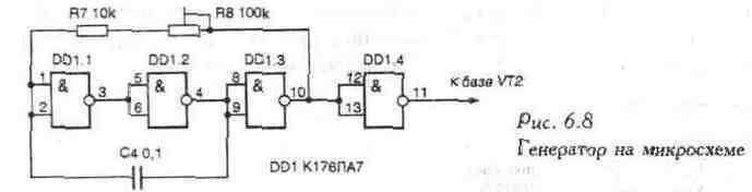 Схема моталки на к561ла7 и к561ле5 Схема моталки на к561ла7 и к561ле5